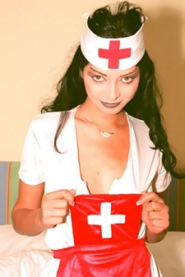 Alexa als Fetisch Krankenschwester